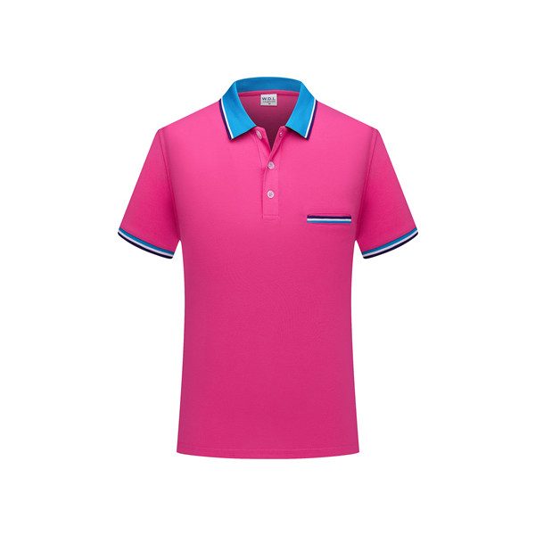 Polo shirt MD903 rose red