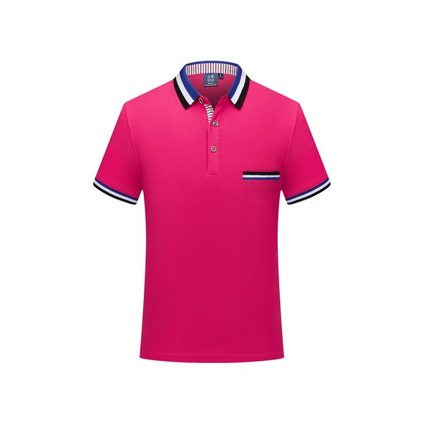 staple cotton Polo Shirt men's polo shirts trends 2019 with contrast color