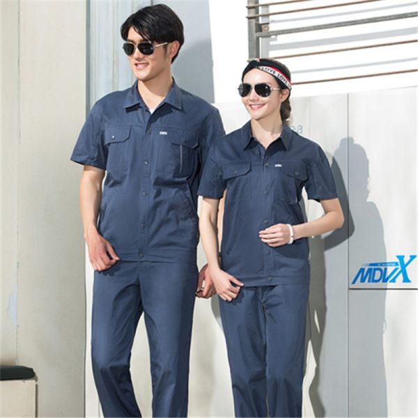 industrial uniform for men/women/children cotton fabric absorb sweat dry